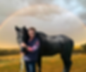 A photo showcasing Libby Callaghan's Equine Therapy work, emphasizing the importance of alignment, healing, and Myofascial Release for horses