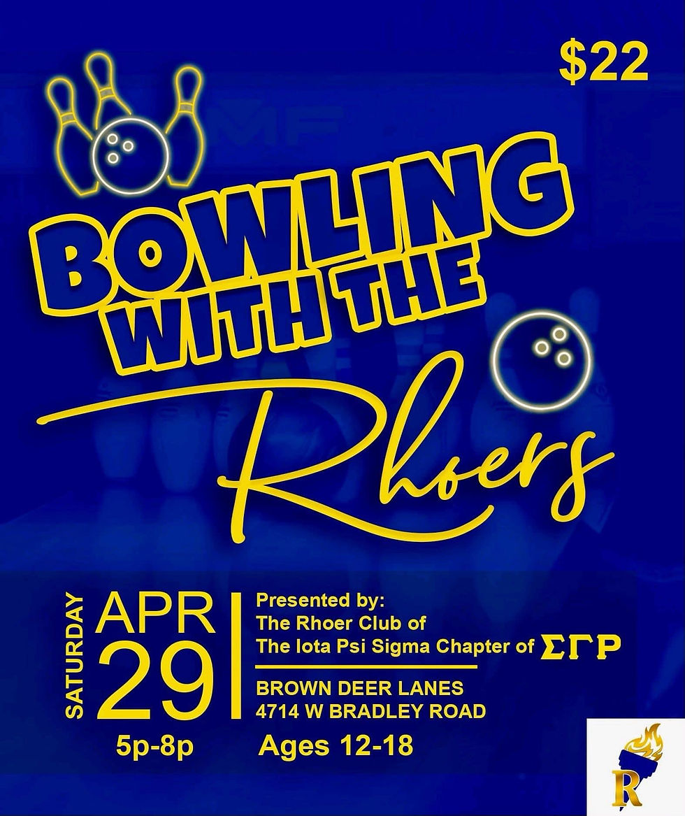Bowling With the Rhoers 