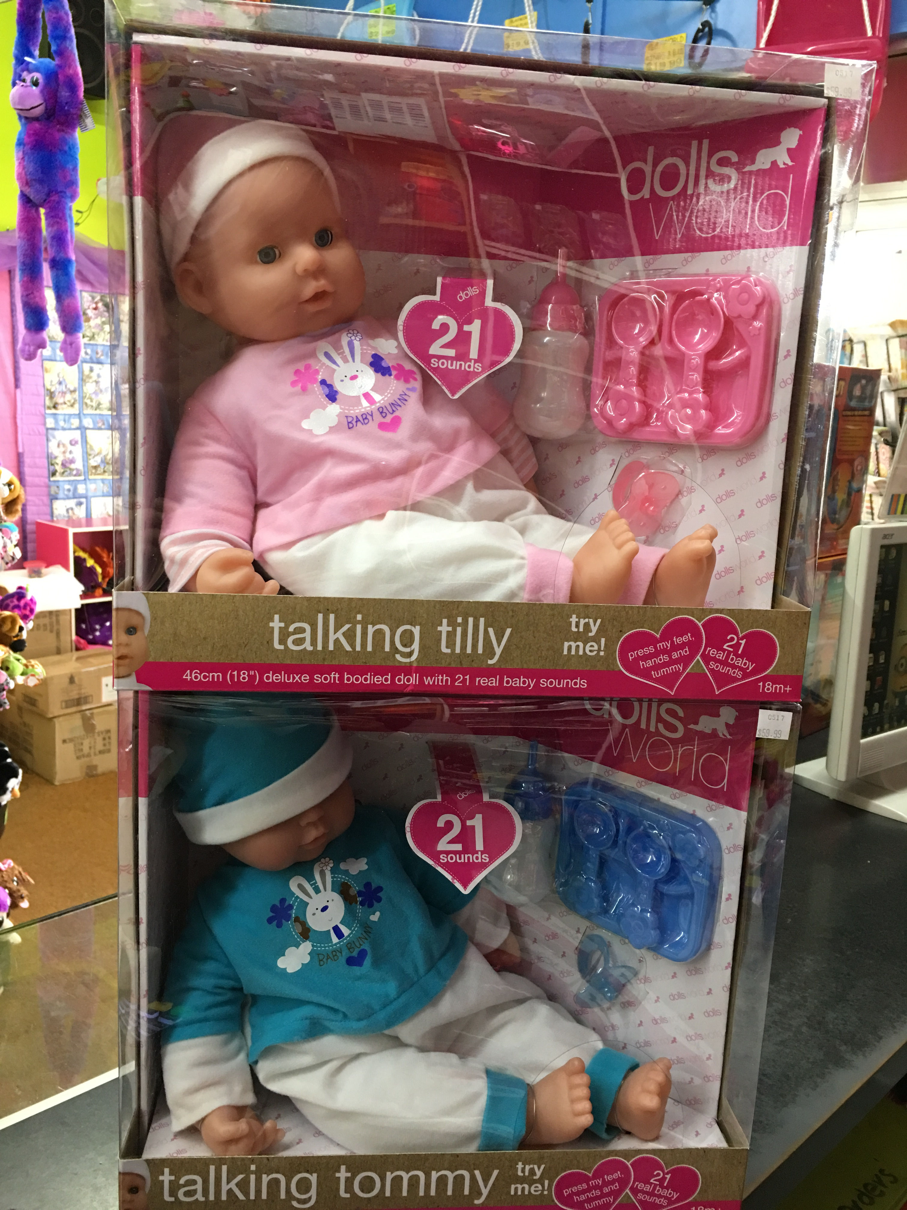 Talking Tilly and Tommy