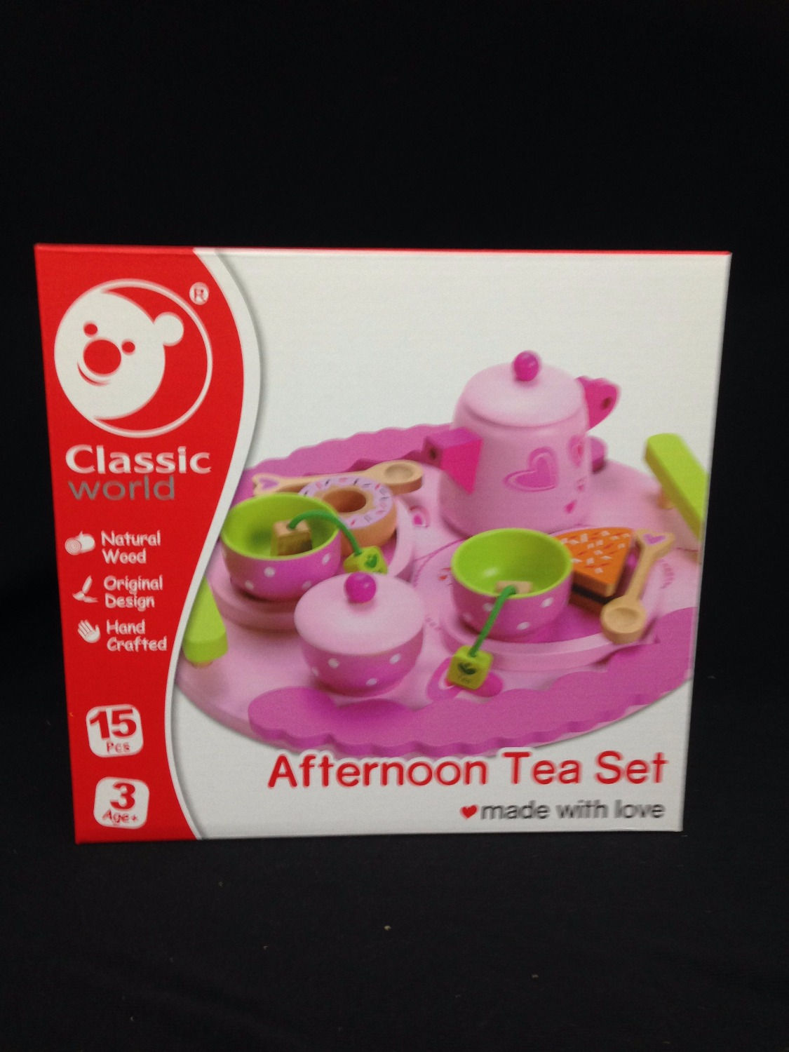 Wooden Afternoon Tea Set