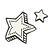 カットアウトスター