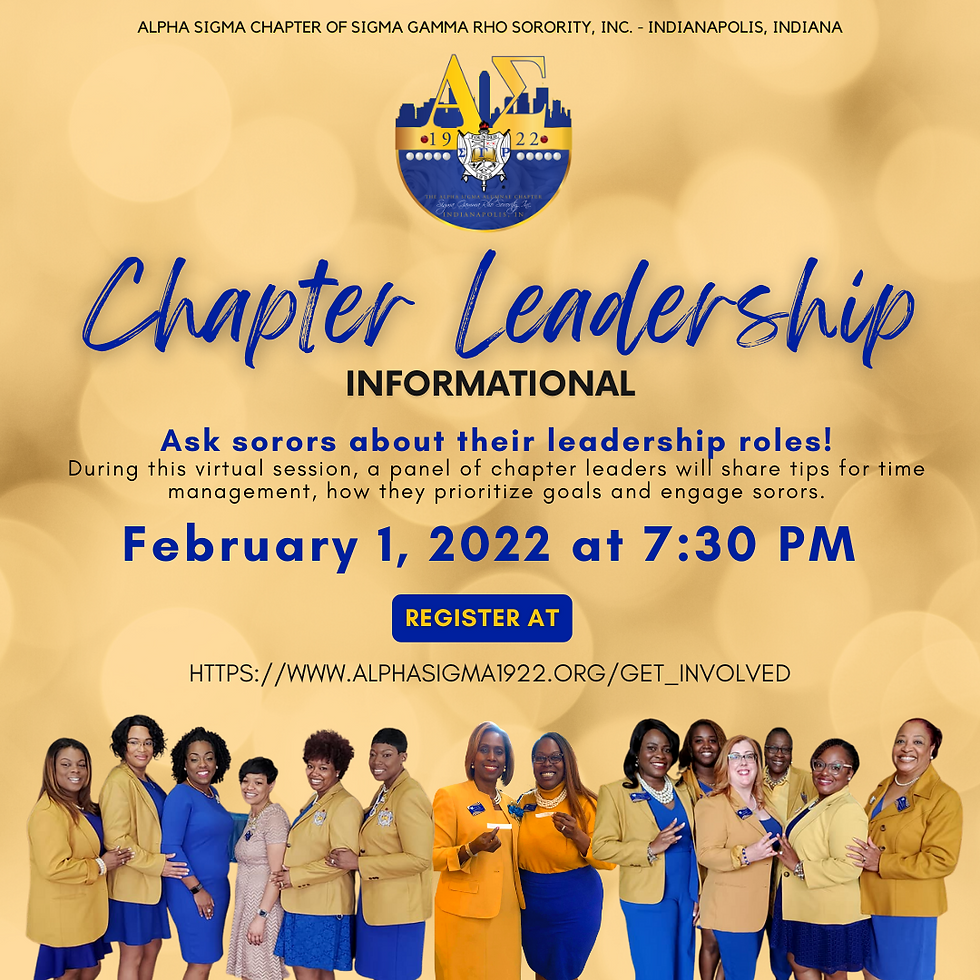 Chapter Leadership Informational
