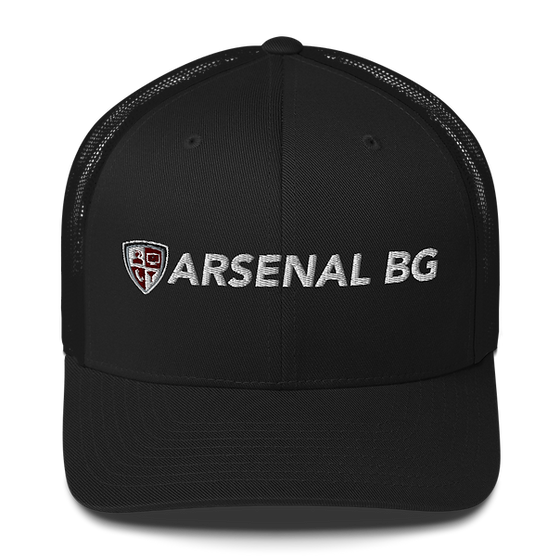 Trucker Cap - Arsenal BG - White Font | arsenalbg.com