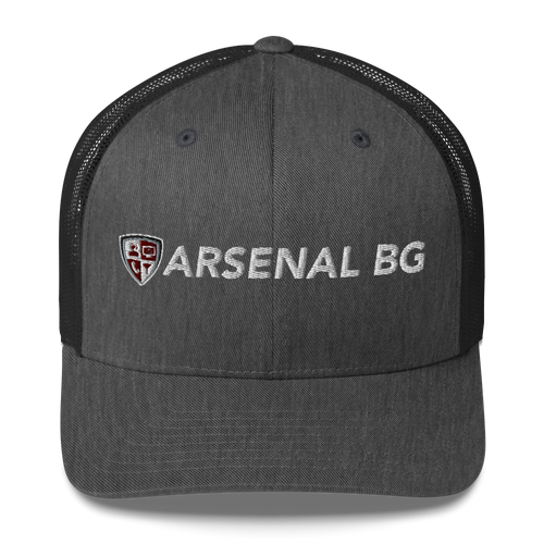 Trucker Cap - Arsenal BG - White Font | arsenalbg.com