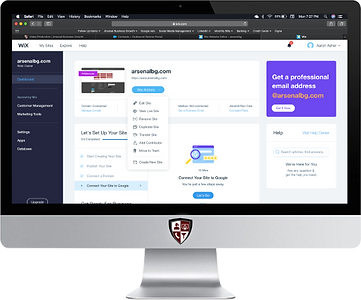 mac desktop branded web design and devel