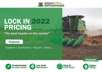 Lock in 2022 Pricing - Front
This graphic was created to send to our dealers. The call to action give insights to our dealers that the know that pricing will change in 2023 for the SuperCrop.