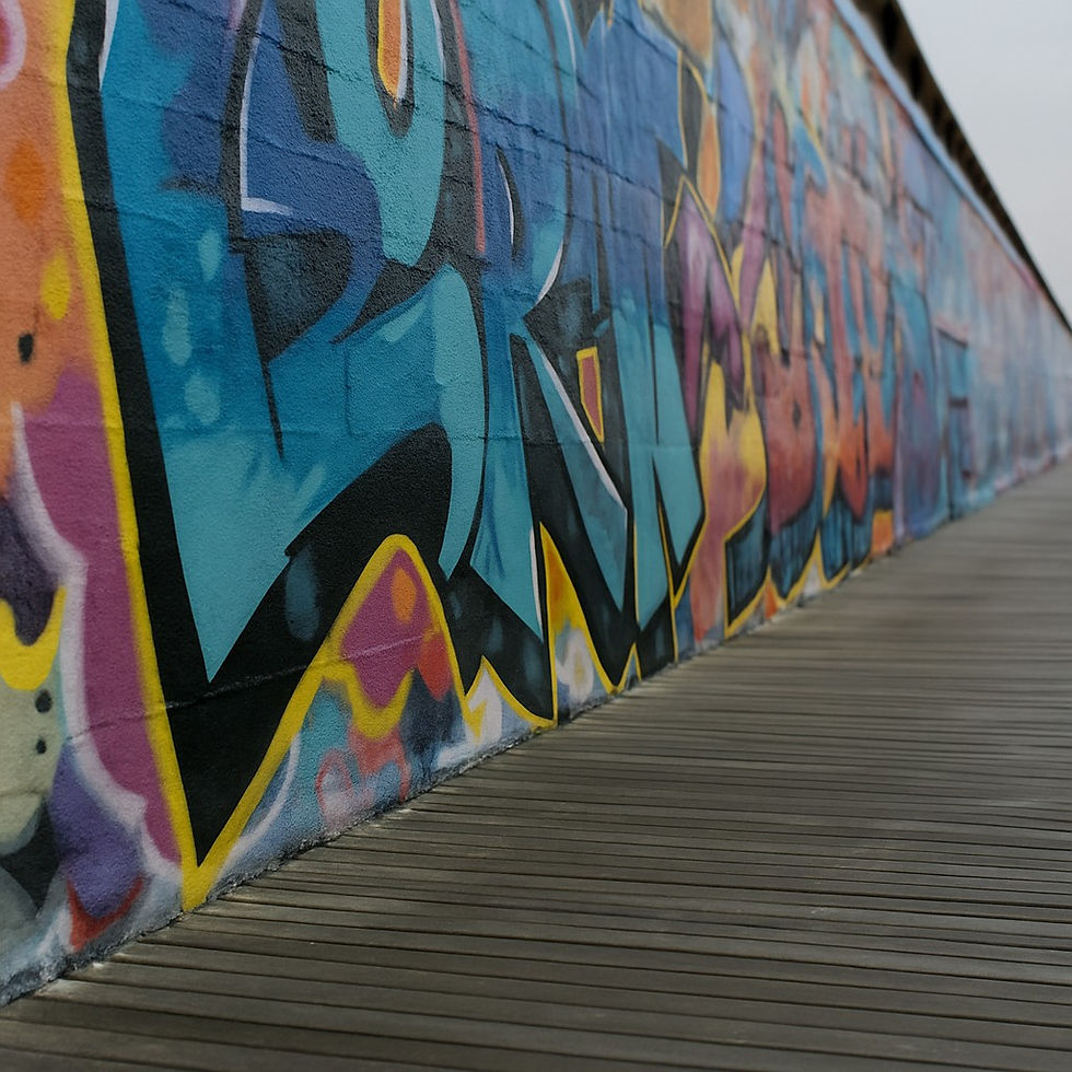 Graffiti on Boardwalk