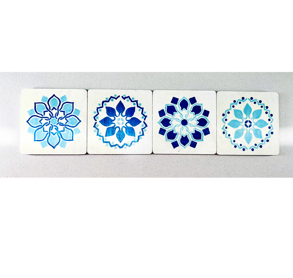 Thumbnail: Mandala Wood Pine Coaster