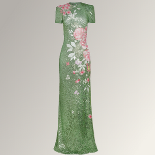 formal dresses delray beach BABARONI Long Evening Dress With Spaghetti Straps and Ribbons Royal Blue