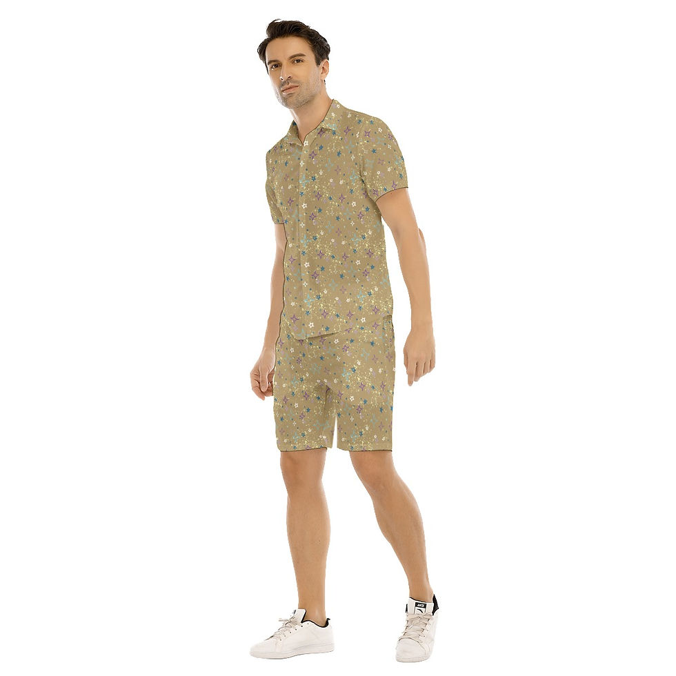Men's Shirt and Shorts Set