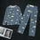 Thumbnail: Women's Raglan Sleeve Pajamas With Wide Ankles