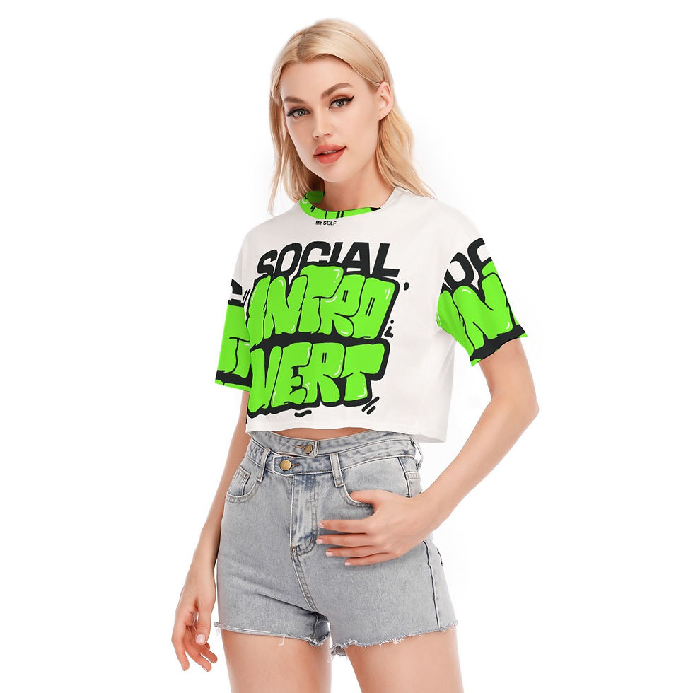 Women's Cropped T-shirt | 190GSM Cotton