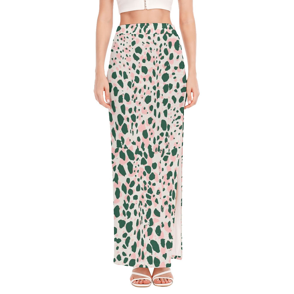 Women's Side High Slit Long Skirt