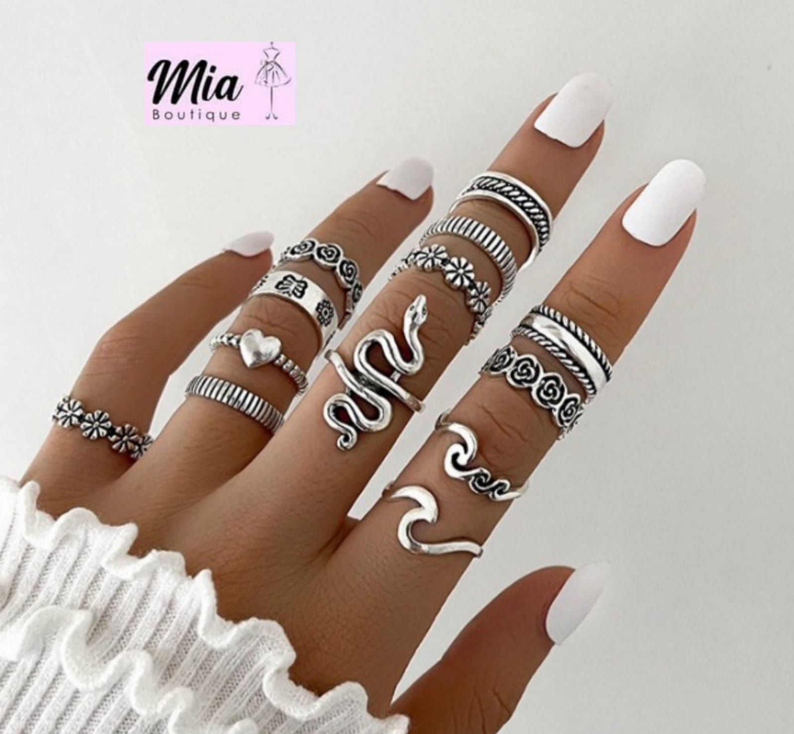 Anillos baño en plata