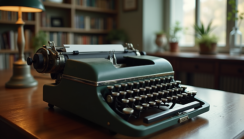 Random Photo of typing machine