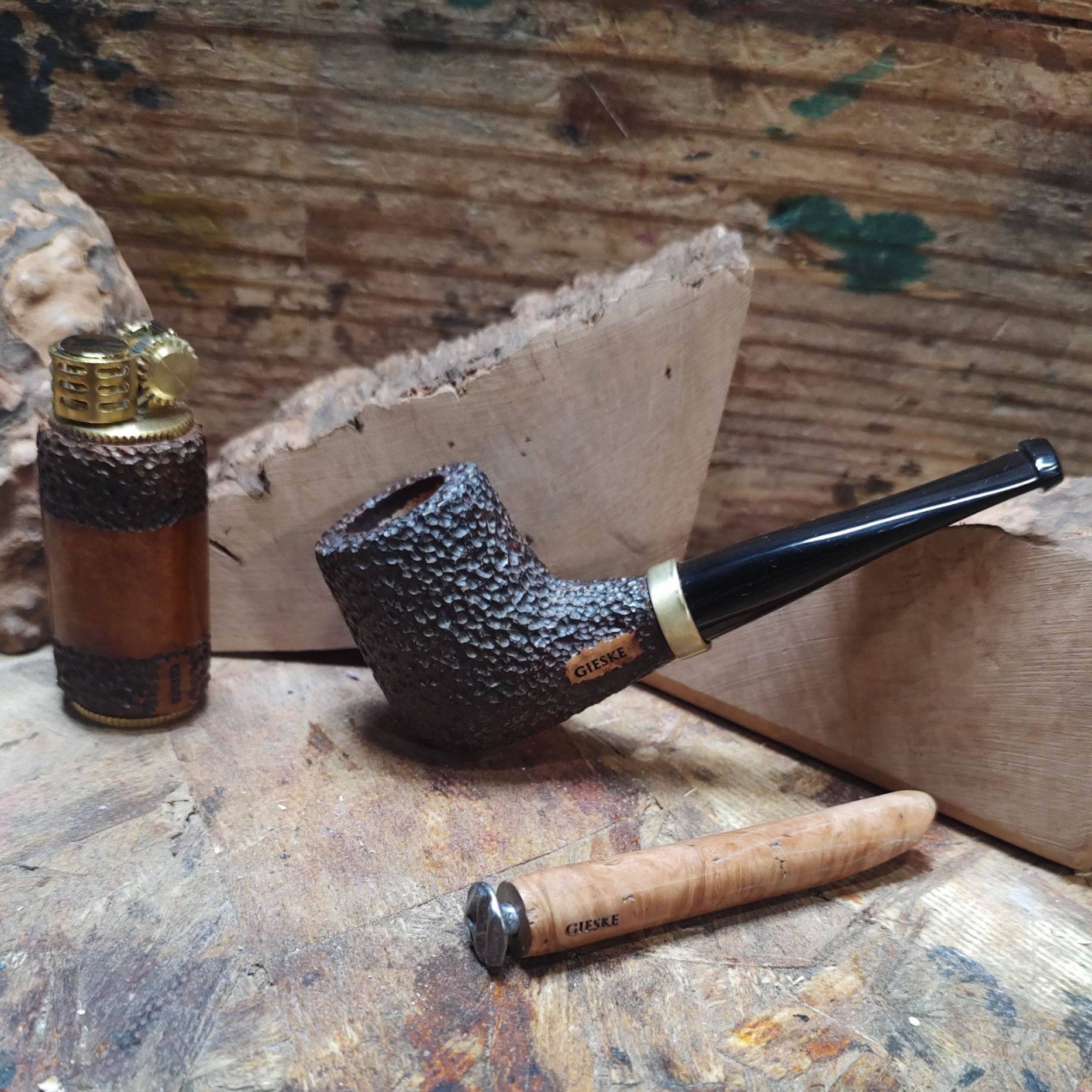 handmade tobacco pipe tamper