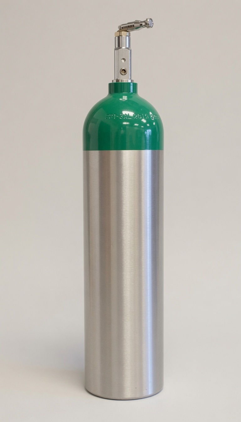 425lt/15ft3 Aluminum Cylinder Oxygen Tank CGA870