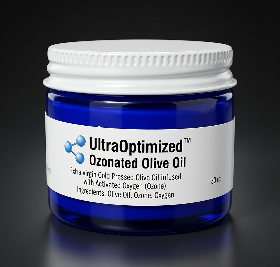 50ml Glass Jar Ozonated Olive Oil