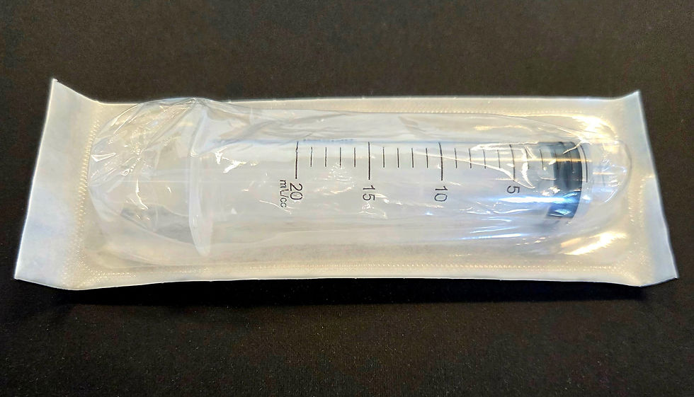 20ml Syringe for Ozone Prepackaged
