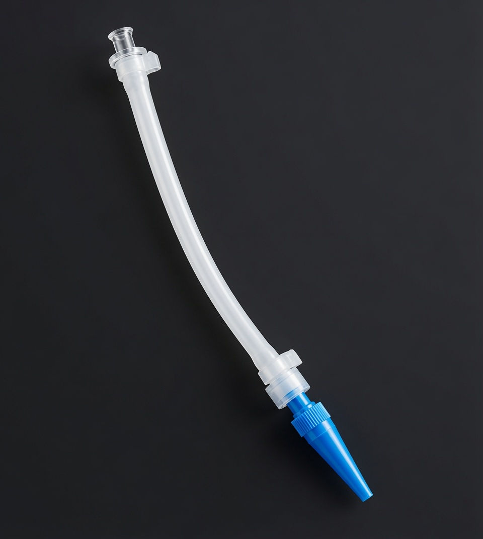 Adapter for Syringe or Insufflation Bags for French Catheters