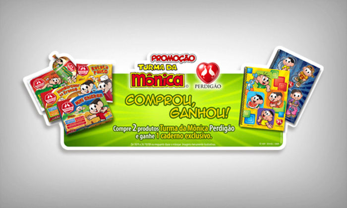 Faixa de gondola - Comprou, Ganhou!