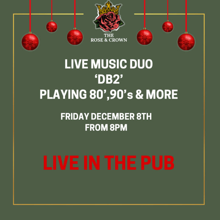 80's 90's and more....Live music from duo DB2