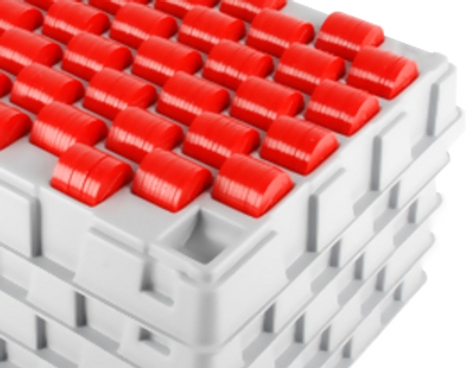 Plastic Token Sorting & Counting Tray, Plastic Embossed & Printed Tokens