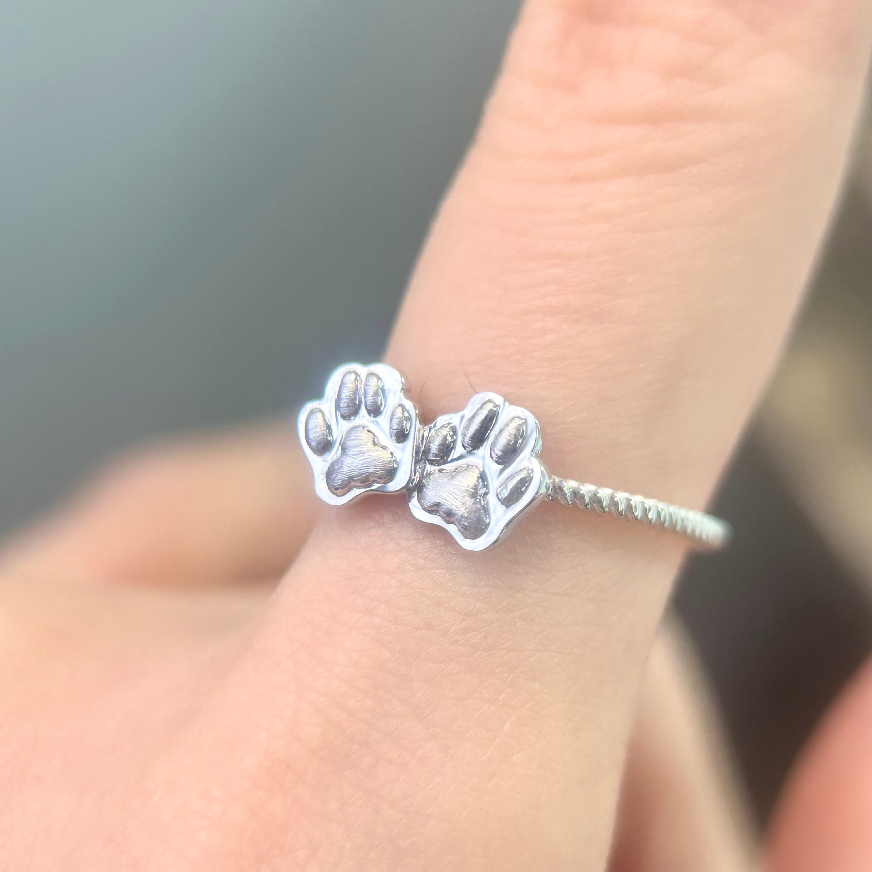 Bespoke actual pet ring