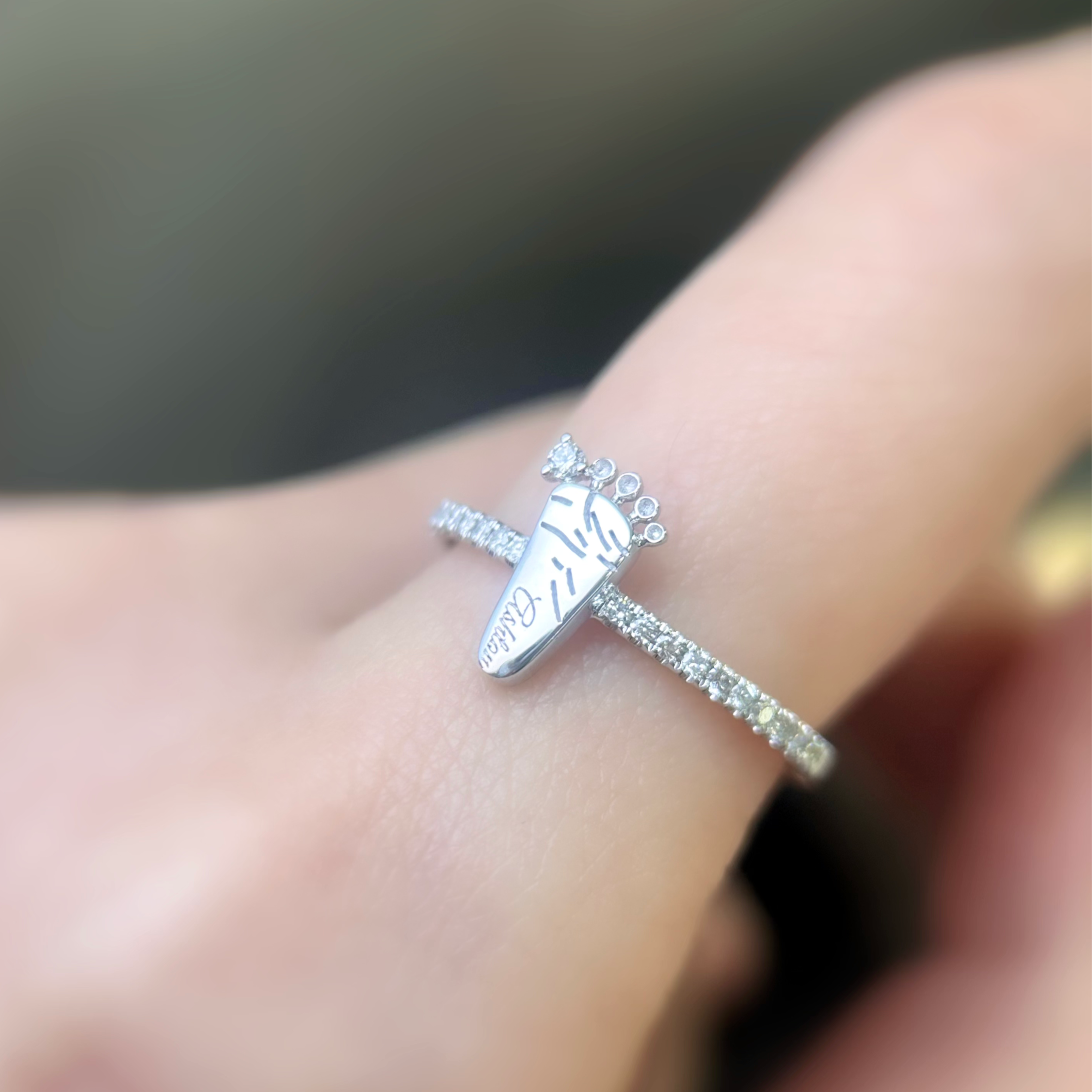 Bespoke actual hands / feet ring