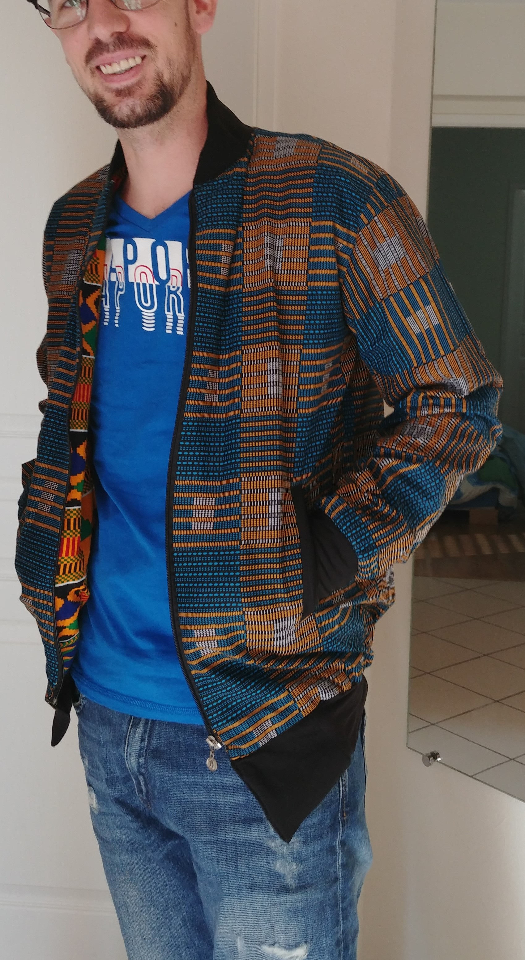 Bomber mixte et réversible