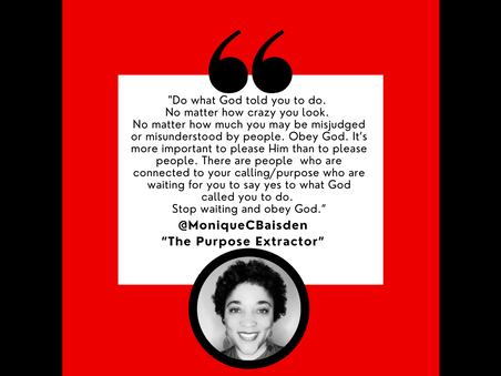 Coach Mo Says: "Stop Waiting and Obey God!"