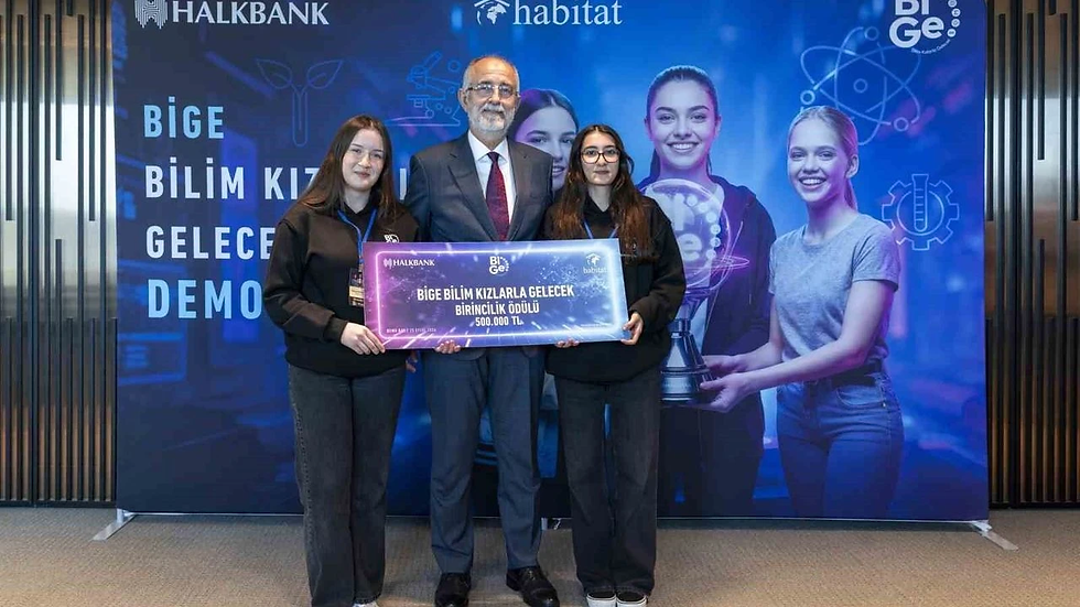 Mersinli lise öğrencilerinin projesi 562 takım arasından birinci oldu