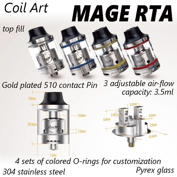 Thumbnail: Storm Puma + Coil Art MAGE RTA + Batteries
