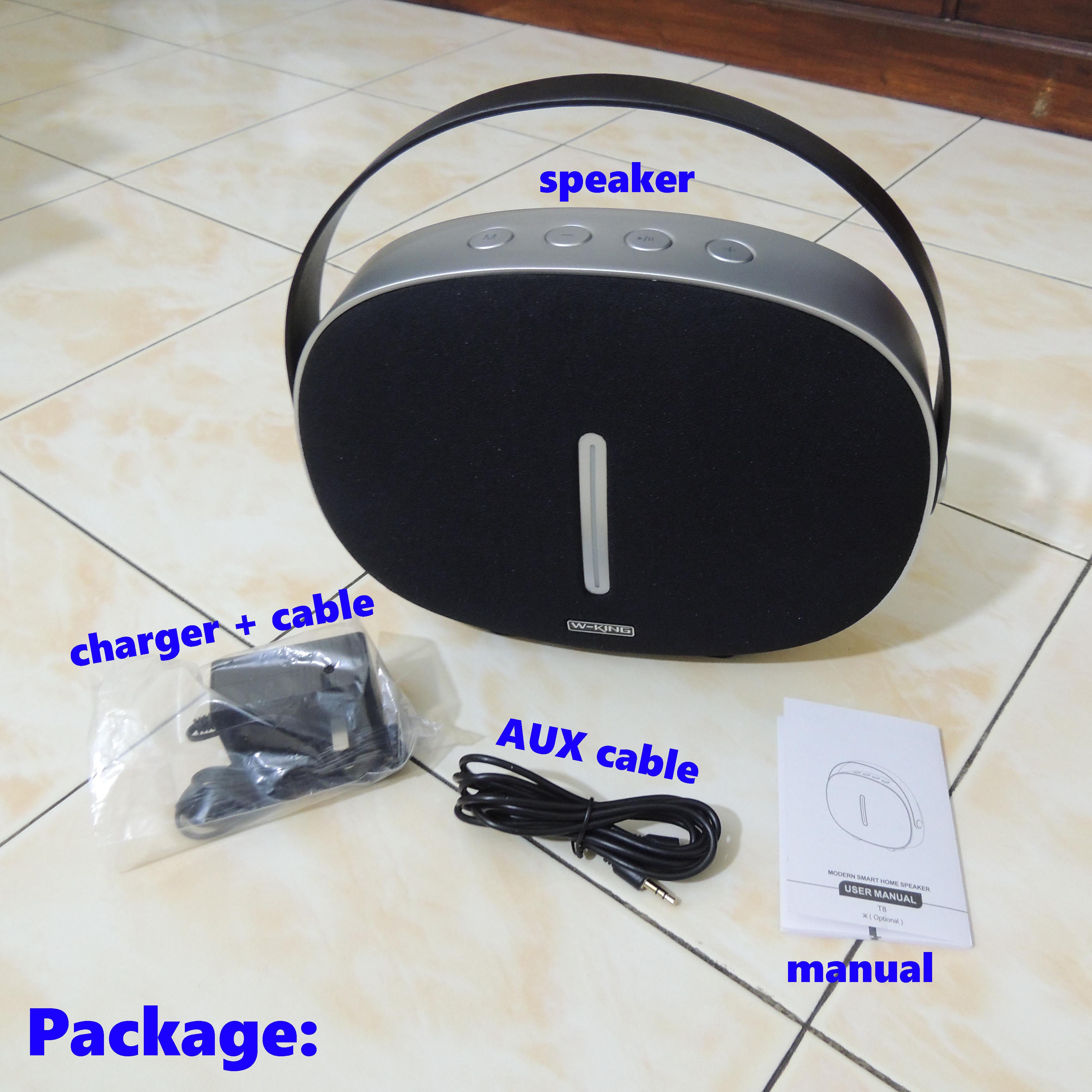 Bluetooth Speaker HD Bass W-King T8