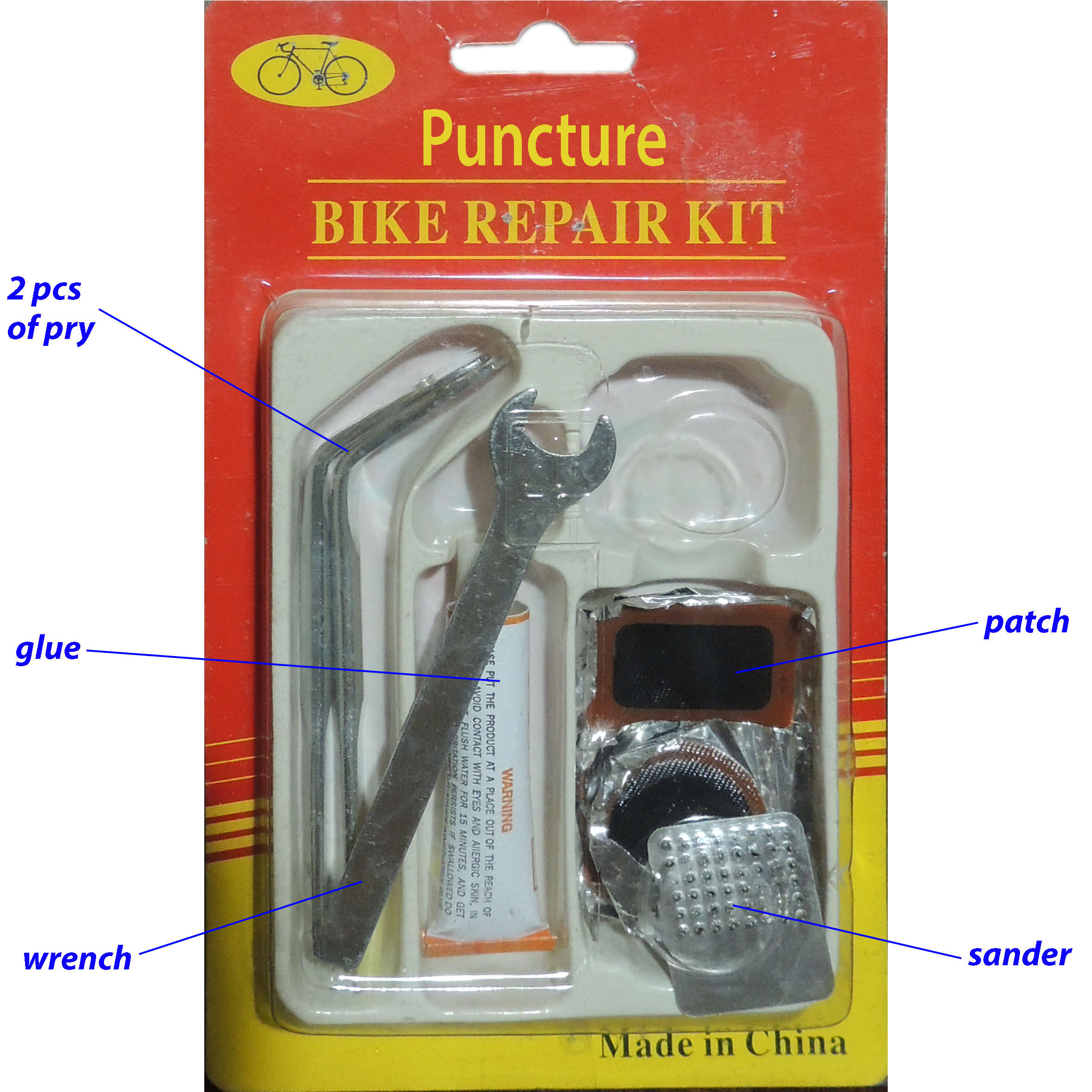 Bicycle Tyre Puncture Repair Kit