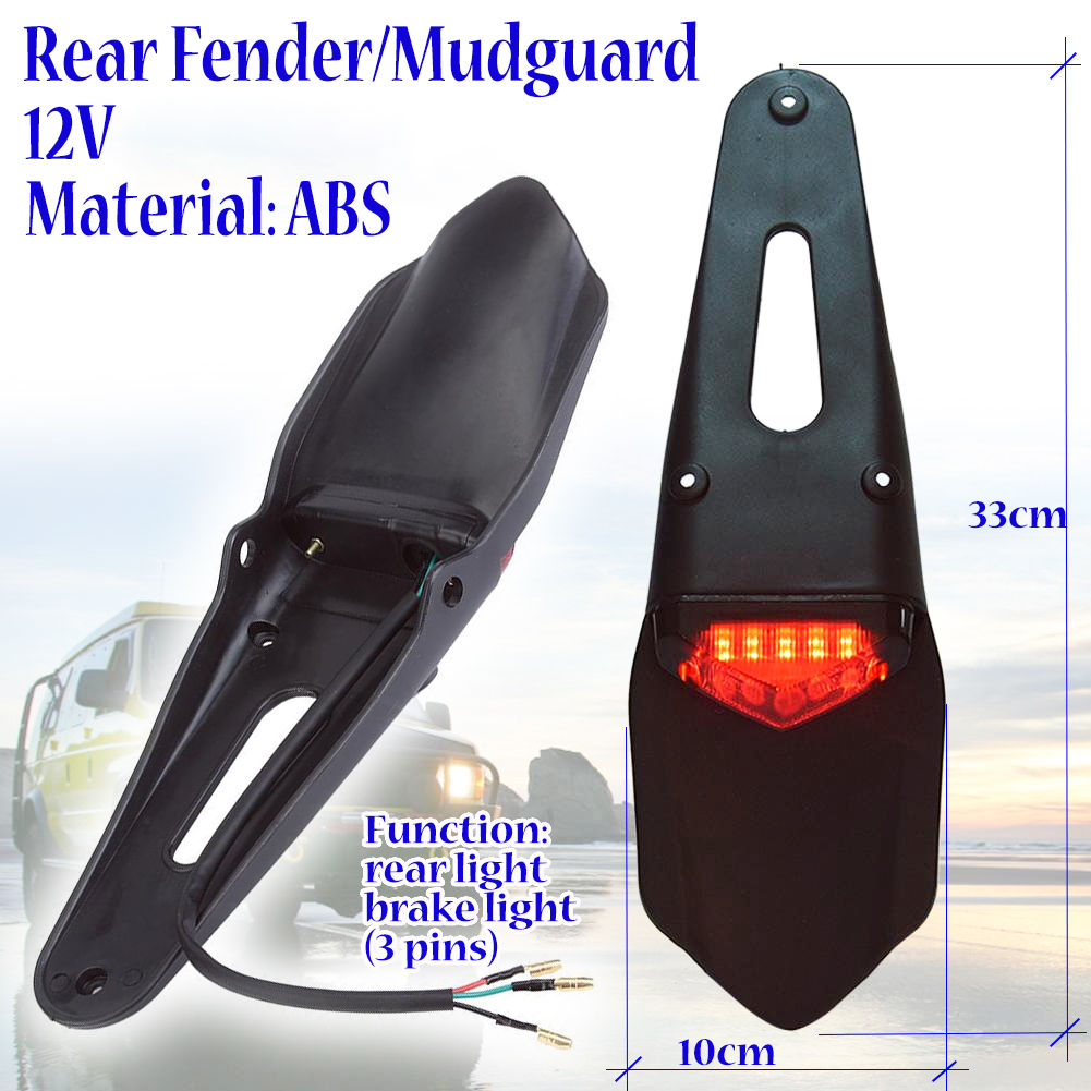 Fender with LED Light