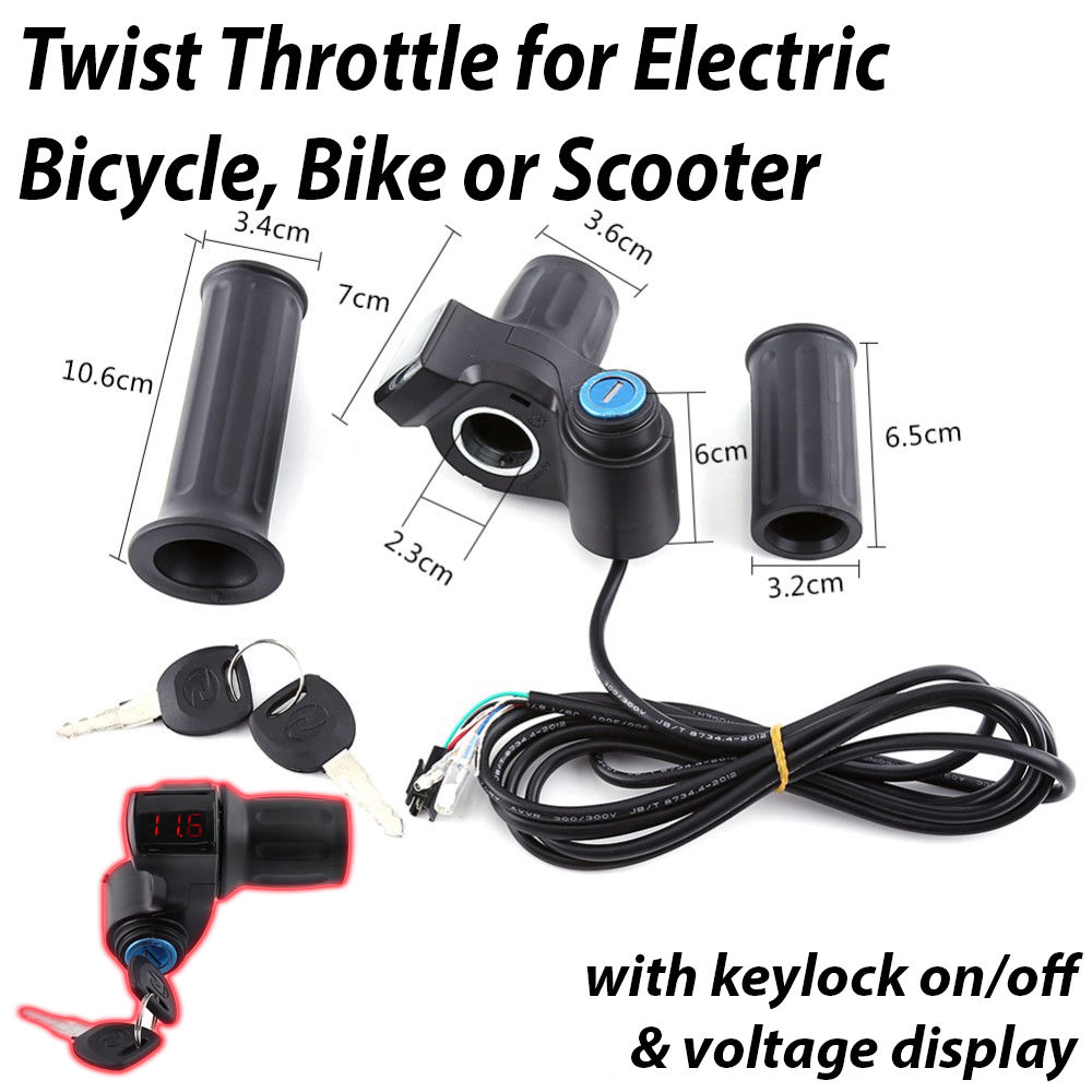 Electric Bicycle Twist Throttle