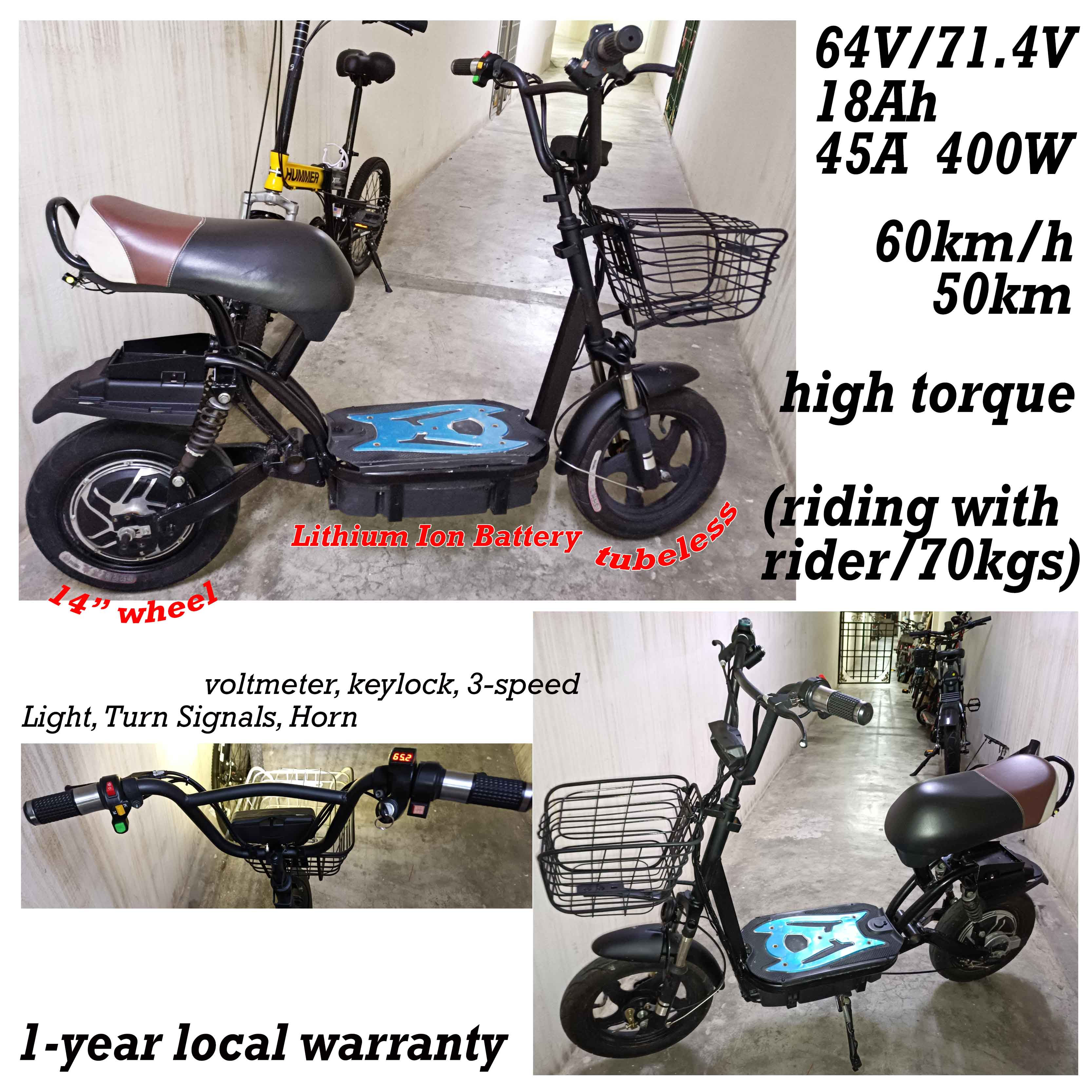 64V Electric Scooter