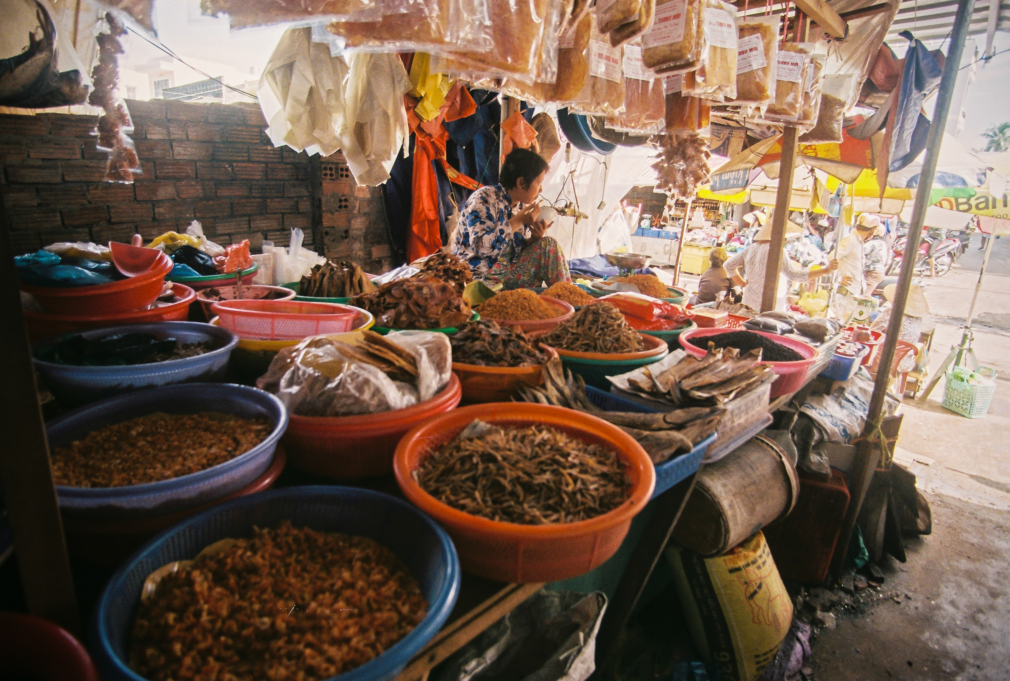 Arranged Food and Objects
