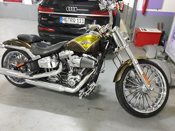 lavage moto Harley