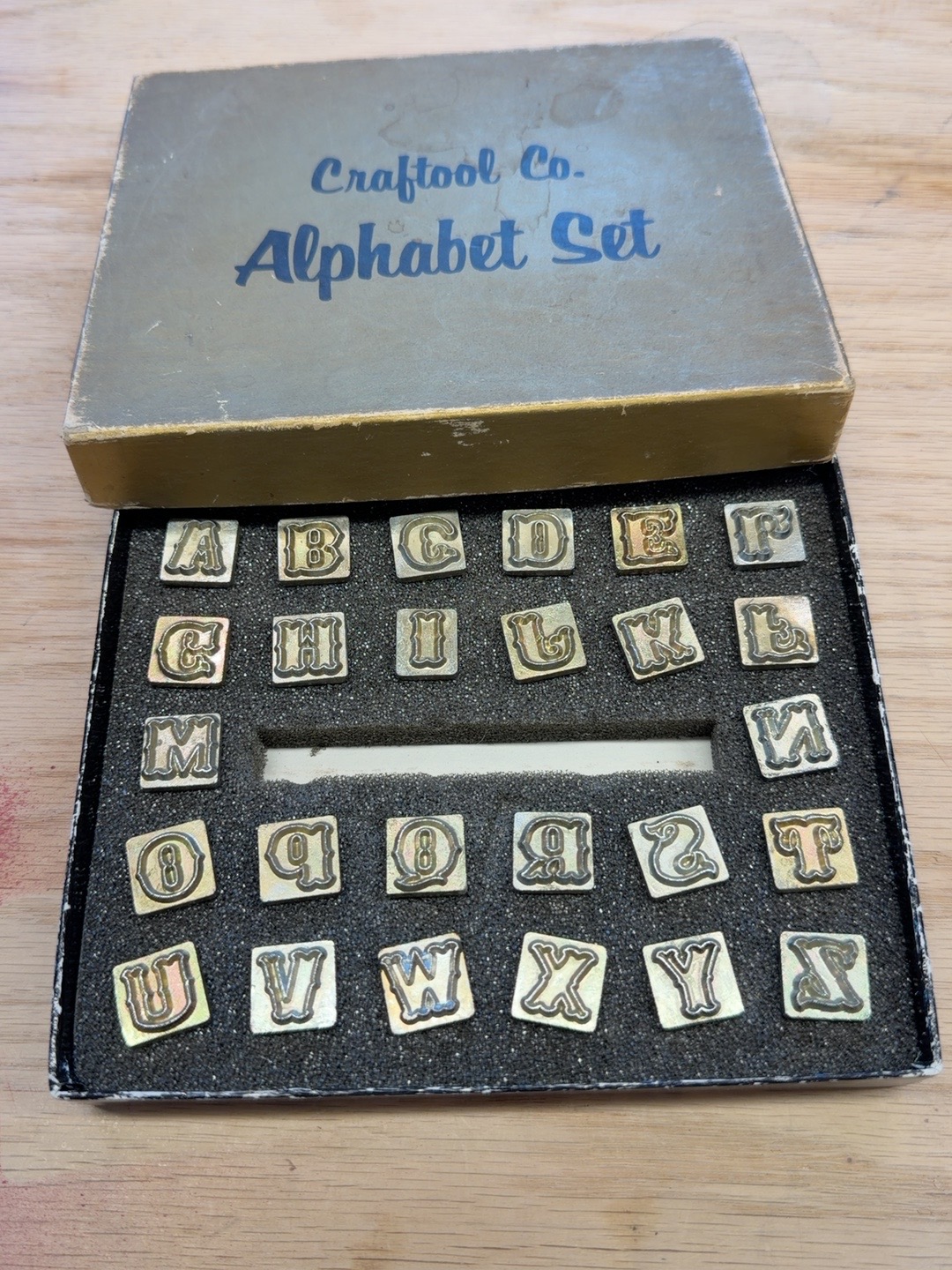 Craftool ½-inch Alphabet Stamp Set
