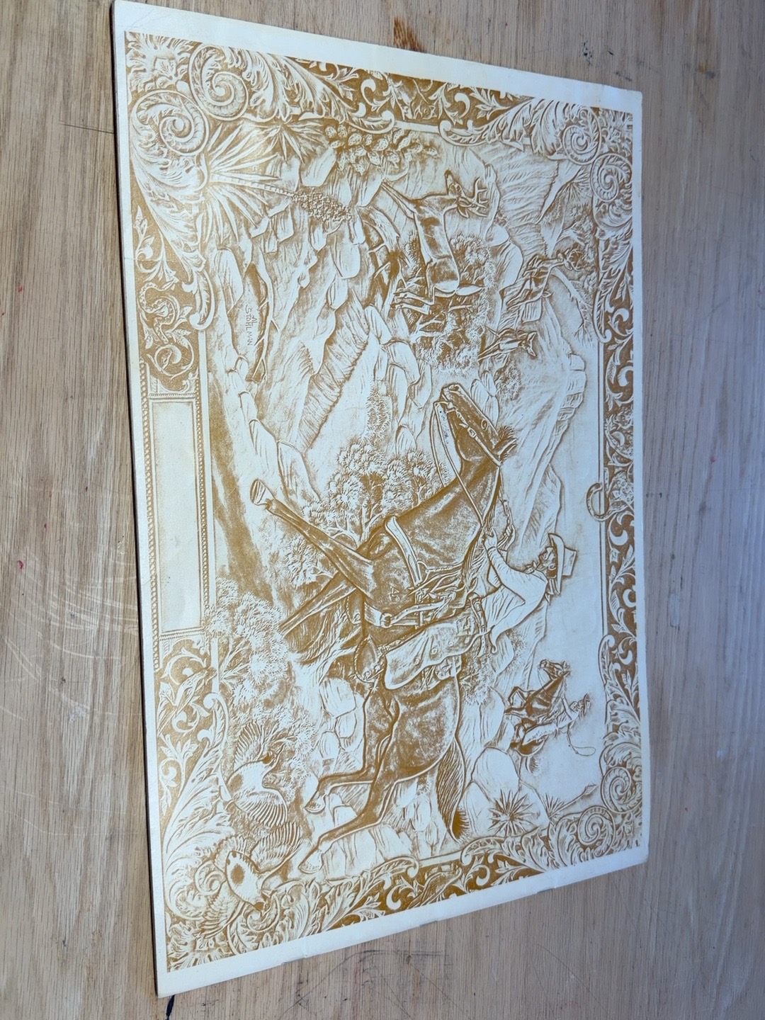 How to Carve Leather — detail 1