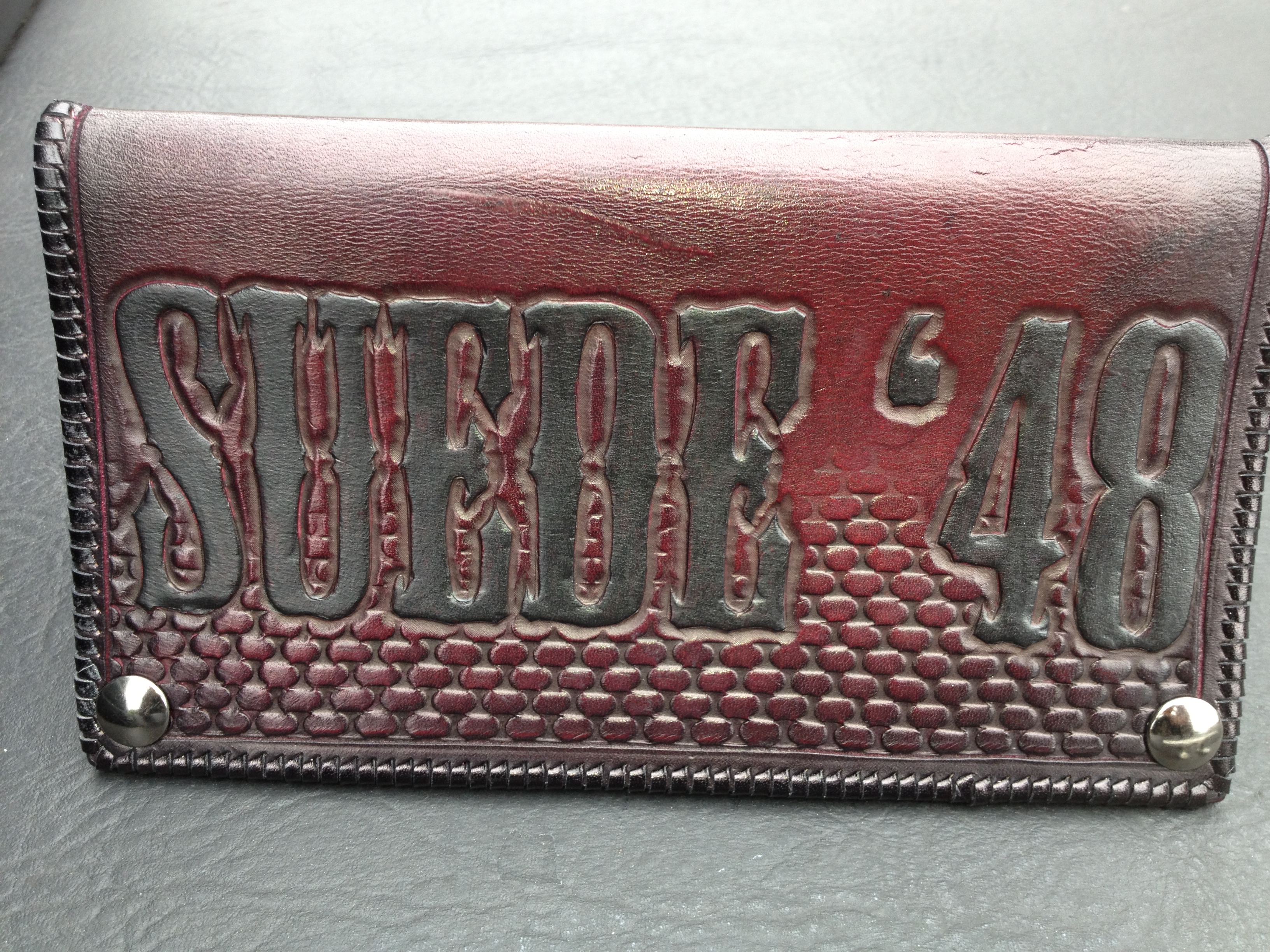 '48 Suede Auto Wallet