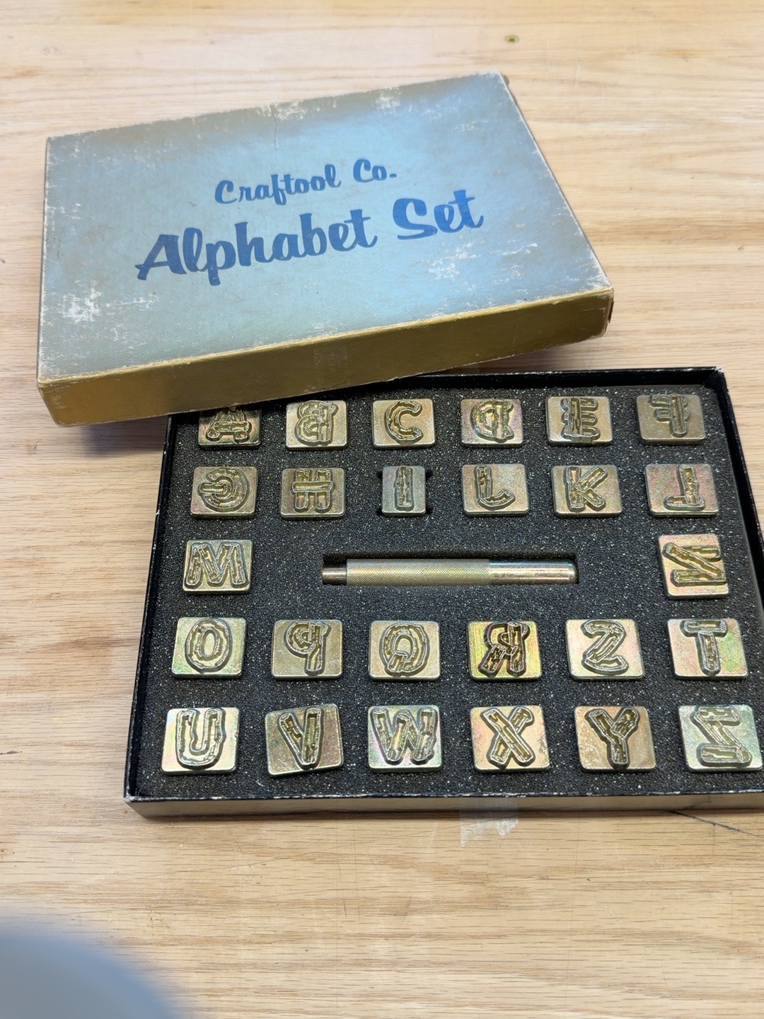 Vintage Alphabet Stamp Set