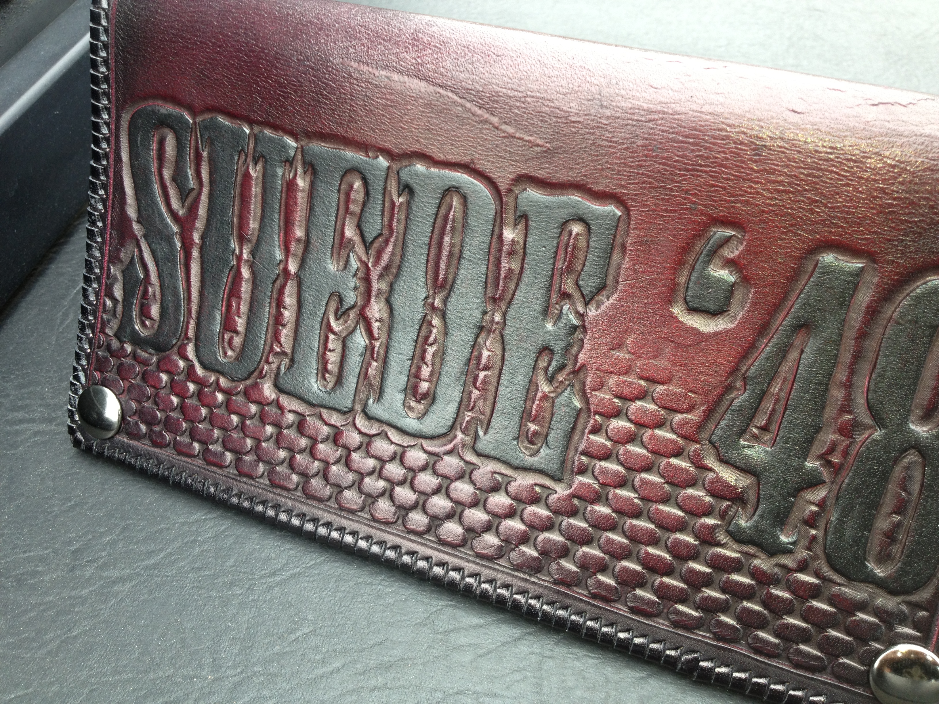 '48 Suede Auto Wallet