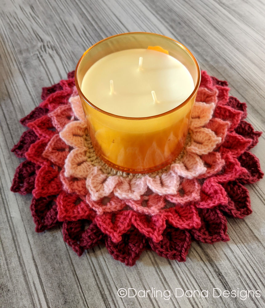 Flower Candle Coaster