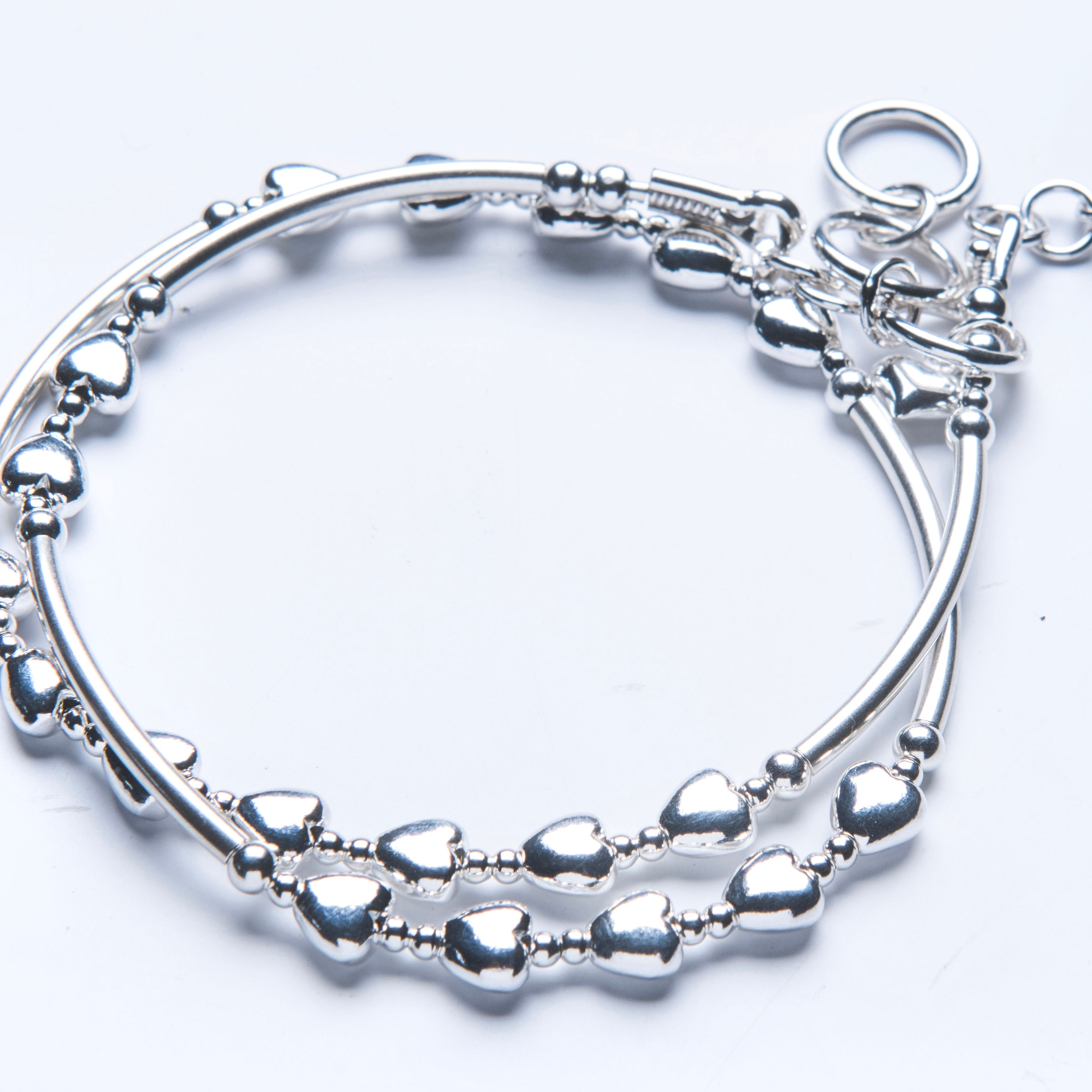 Heart Wraparound Bracelet 