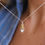 Thumbnail: Silver Oak Leaf and Gold Acorn Necklace 