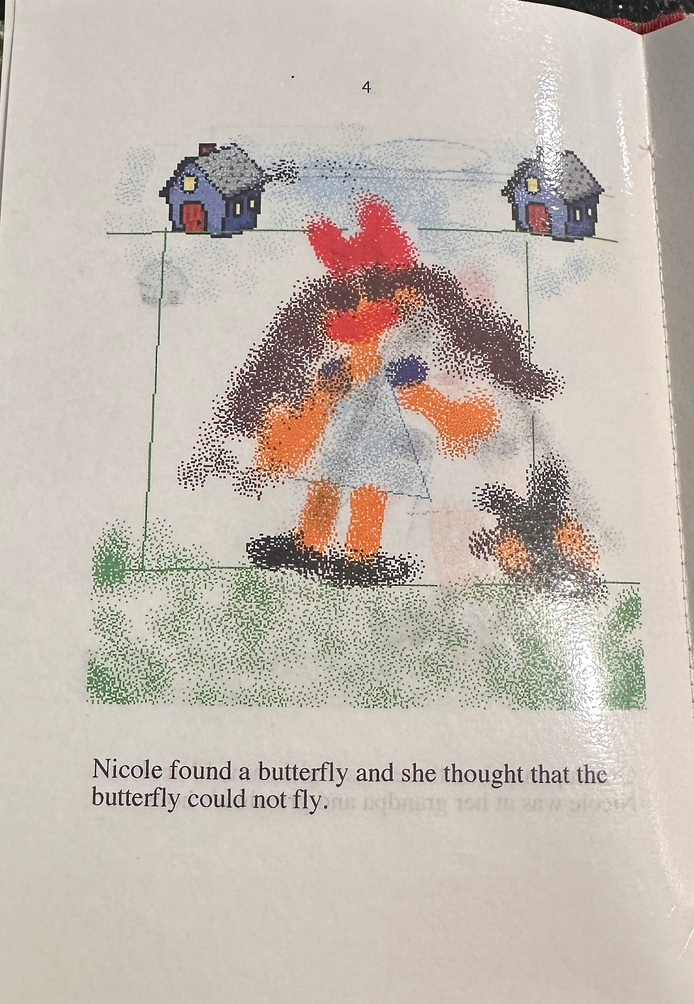 If you squint and turn your head to the side, you will notice a monarch butterfly in the right corner.. apparently my detail to the face also became spray can art...