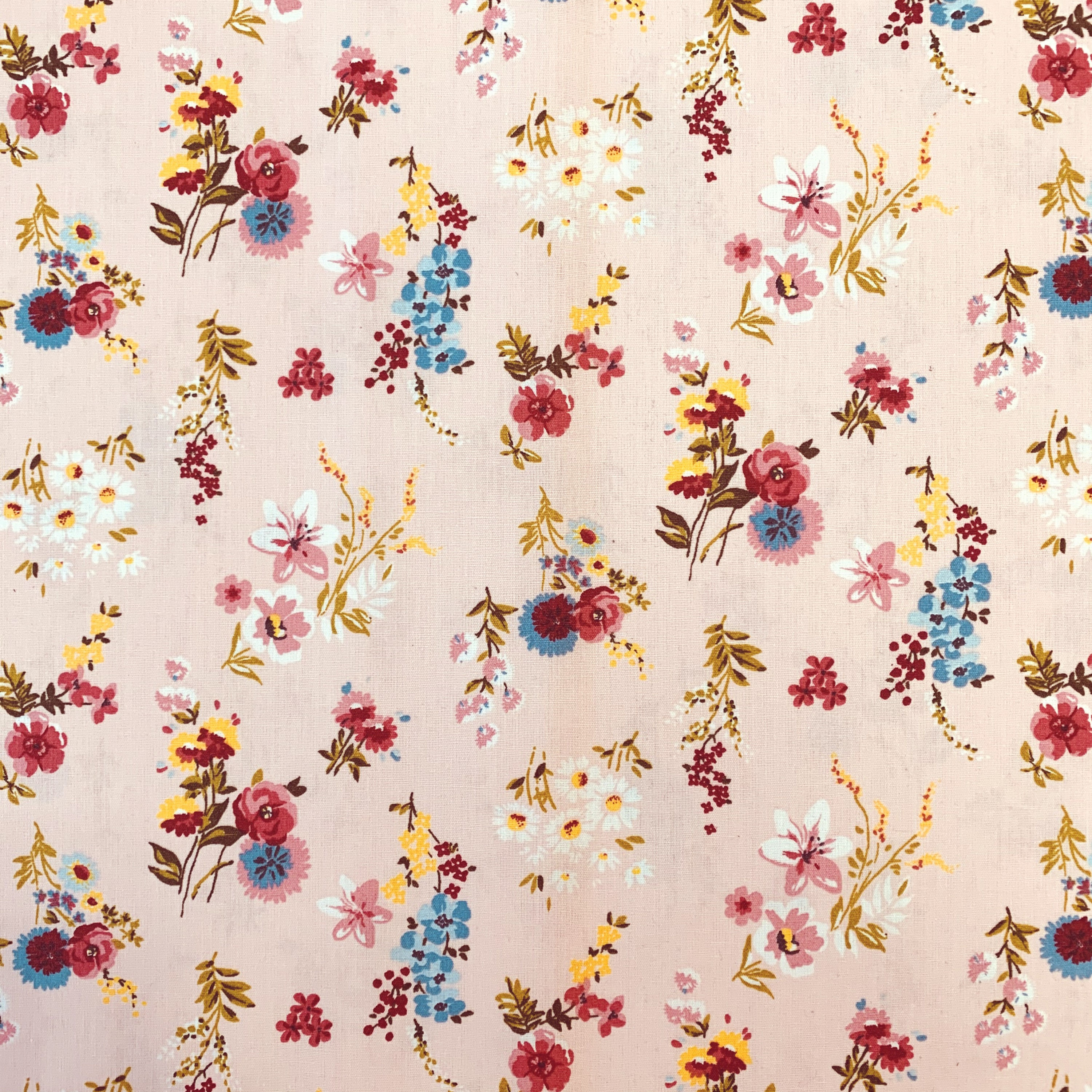 beschichtete BW Blumen, schwarz